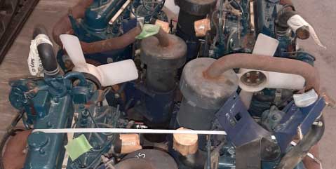 Used Yanmar engines