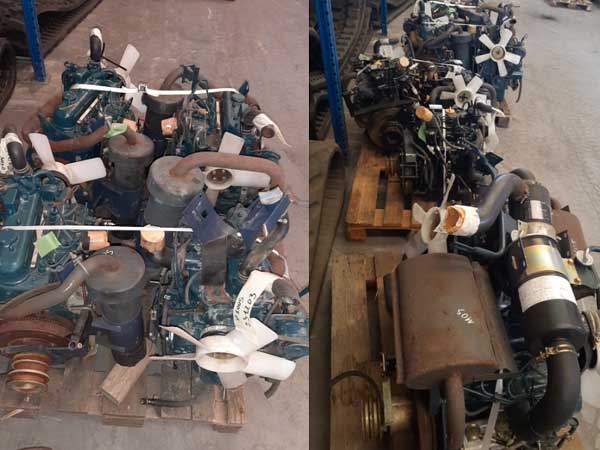 Used Yanmar engines